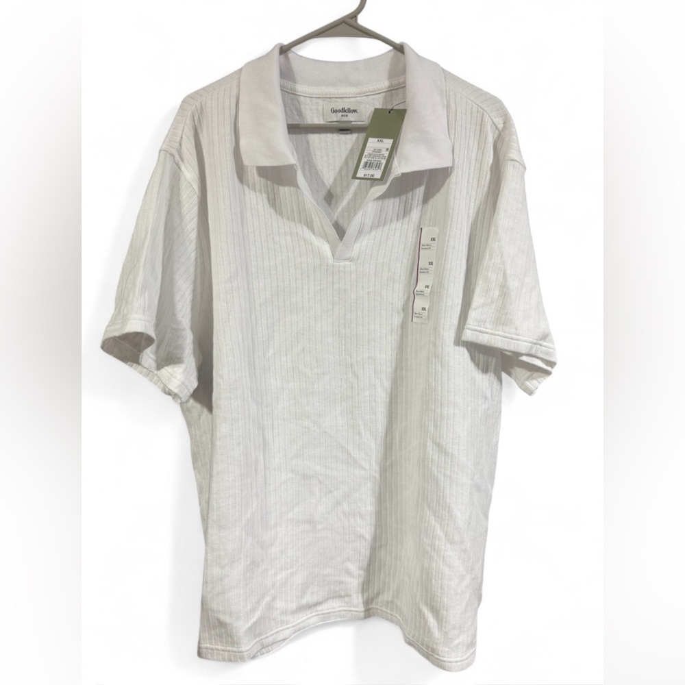 Size XXL Goodfellow & Co white Polo Shirt
